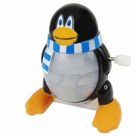 Пингвин с заводным механизмом 